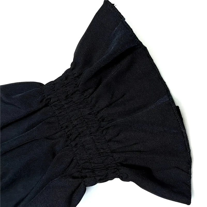 ASDS-Eleganckie bluzki z odkrytymi ramionami dla kobiet z długim rękawem i falbanami w talii, codzienne koszule imprezowe, bluzki plus size