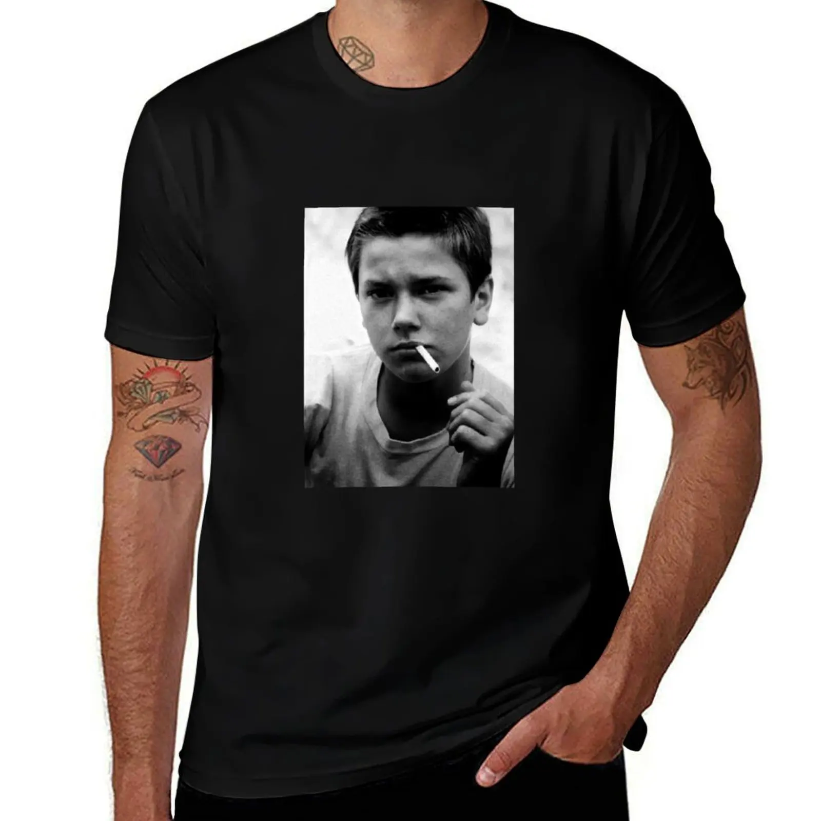 River Phoenix (Stand By Me) T-Shirt Fitness Training Breathable Tee T-Shirt