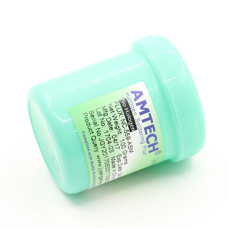 100% AMTECH-NC-559-100g ASM Flux Paste Lead-free Flux Needle BGA Welding Is Commonly Used for Solder 559 Flux