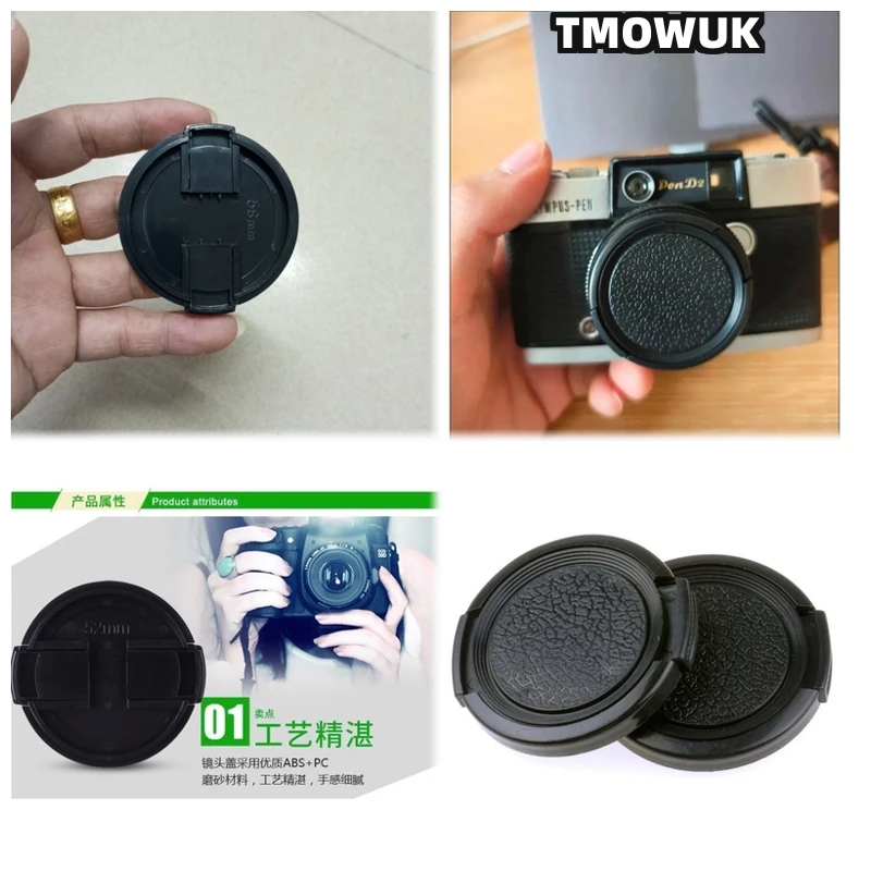 

For Leica M10 Monochrom M11 T SL2 R7 R8 R9 X1 S (Typ 006) Q2 Monochrom Camera Lens Cap Protective Cover Center Pinch Snap-on 49m