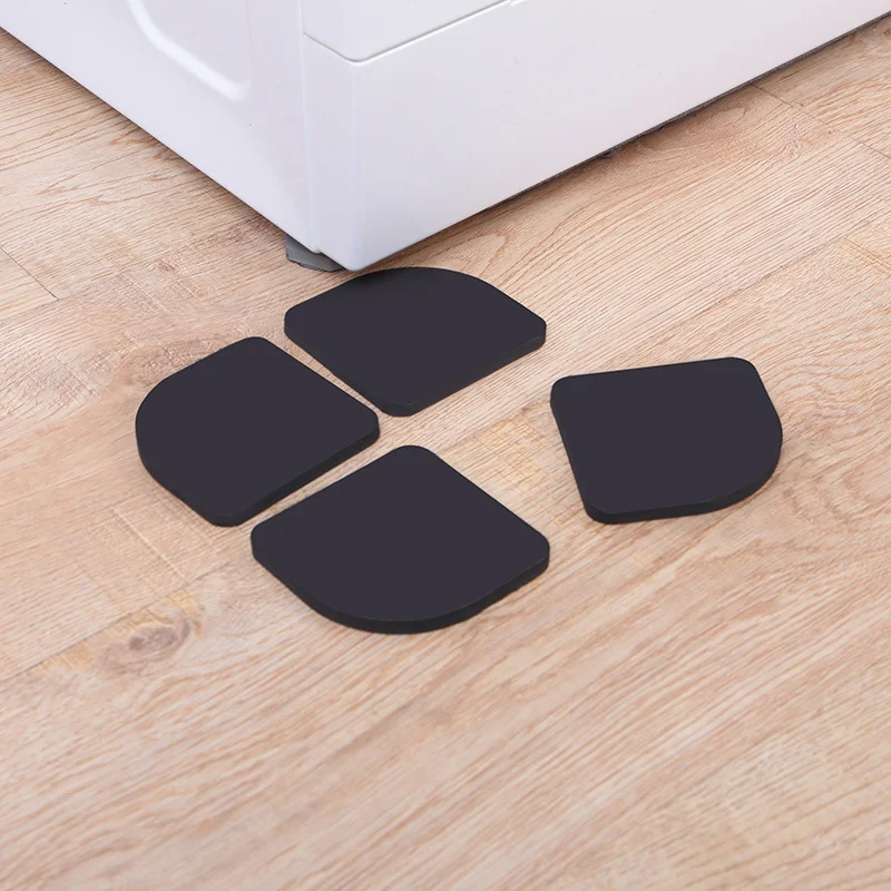 4pcs Anti Vibration Feet Pads Washing Machine Shock Pads Thicken Sponge Noise Reducing Non-slip Mat Refrigerator Furniture Pads