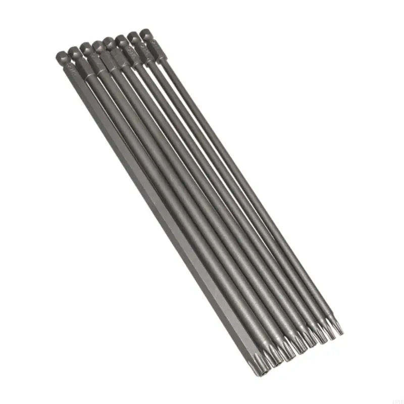 

15yf 8pcs 1/4 "Хагоганальная буровая отвертка бит набор 200 мм 7,9 дюйма.