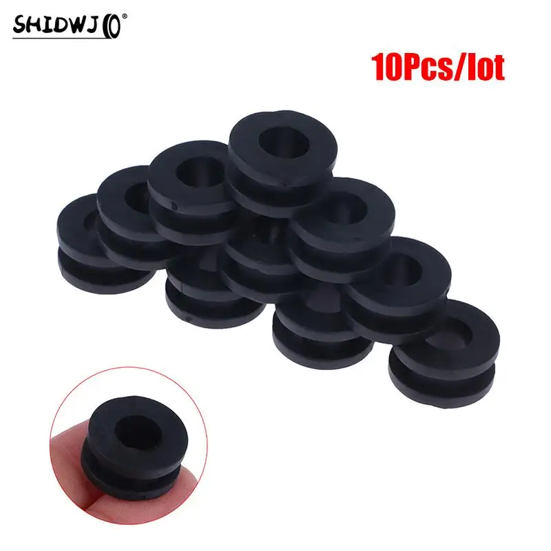 High Quality 10Pcs/set Motorcycle Side Cover Rubber Grommets Gasket Fairings Motorcycle Accessories 18*10*9mm