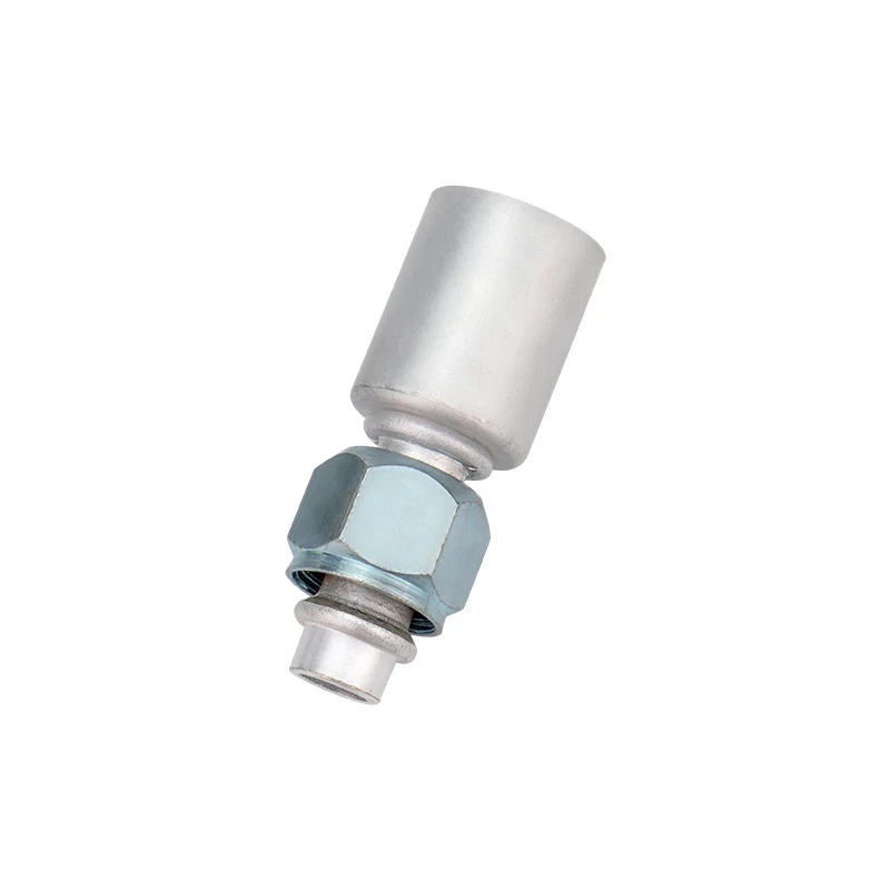 

#10 13mm Beadlock Fitting Straight Female Nut O-ring with Ferrule for A/C Air Conditioner Standard Barrier Hose 5/8