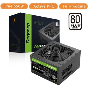 Segotep RP650 PC Power Supply for Desktop Computer 80plus 550W ATX 12V With  120 mm Intelligent Temperature Control Cooling Fan - AliExpress 7