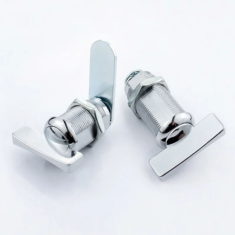 

One Word Handle Tongue Lock With Knob Switch Cabinet Door Lock Distribution Cabinet Electrical Box Yacht Equipment Cylindri Lock