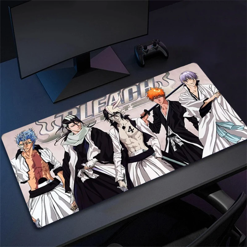 Anime BLEACH Large Mouse Pad Gamer Cabinet Pc Keyboard Коврик Для Мыши Computer Desk Mat 900x400 Gaming Accessories Mousepad Xxl