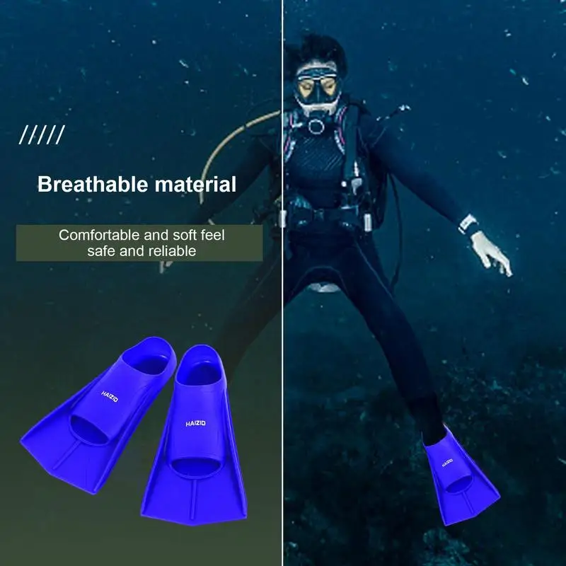 Flippers For Snorkeling Silicone Anti Slip Swim Fins With Drainage Holes Soft Swim Gear For Children & Adults Colorful Swimming