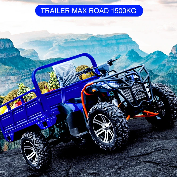 2023 ATV Quad Bike Petrol 4WD Big Bull Tow Farmer Car All-terrain Mountain Bike ATV