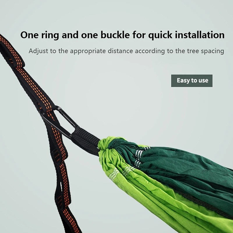 NEW 2PCS Hammock Straps Extra Strong Lightweight Rope and 600lbs Breaking Strength Non-Stretch