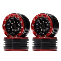 Rc 1:10 4pc 1.9 Inch Alloy Beadlock Hub Wheel Rims For Rc Rock Crawler Car D90 D110 Mst Jimny Mst Tf2 Trx4 Tamiya Axial Scx10