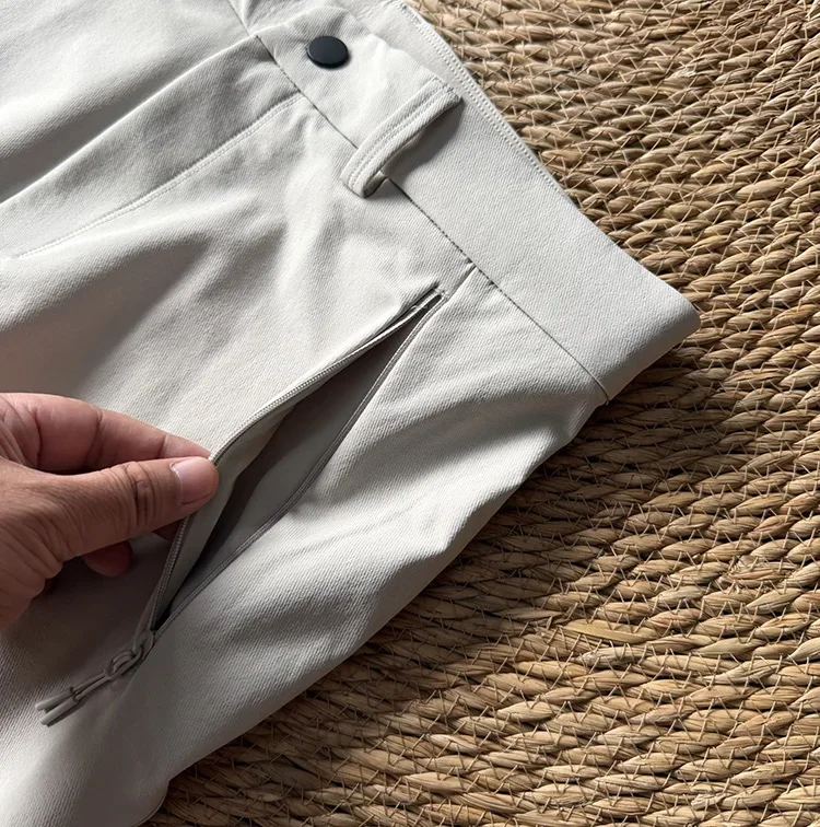 Winddichte Outdoor-Hose mit geradem Bein für Herren – Robuste Freizeithose zum Wandern, für den Arbeitsweg und den täglichen Gebrauch – Detail 18