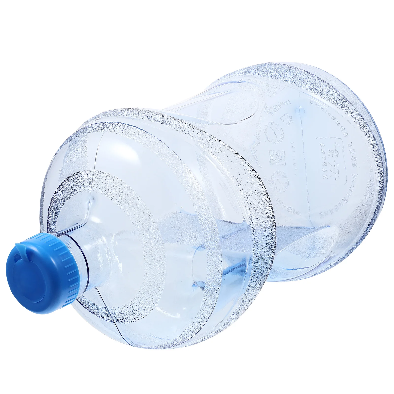 

Pure Water Jug Portable Thick Clear Water Container Large Mouth Easy Pouring Handle Outdoor Ice Storage Camping Drinking Bucket