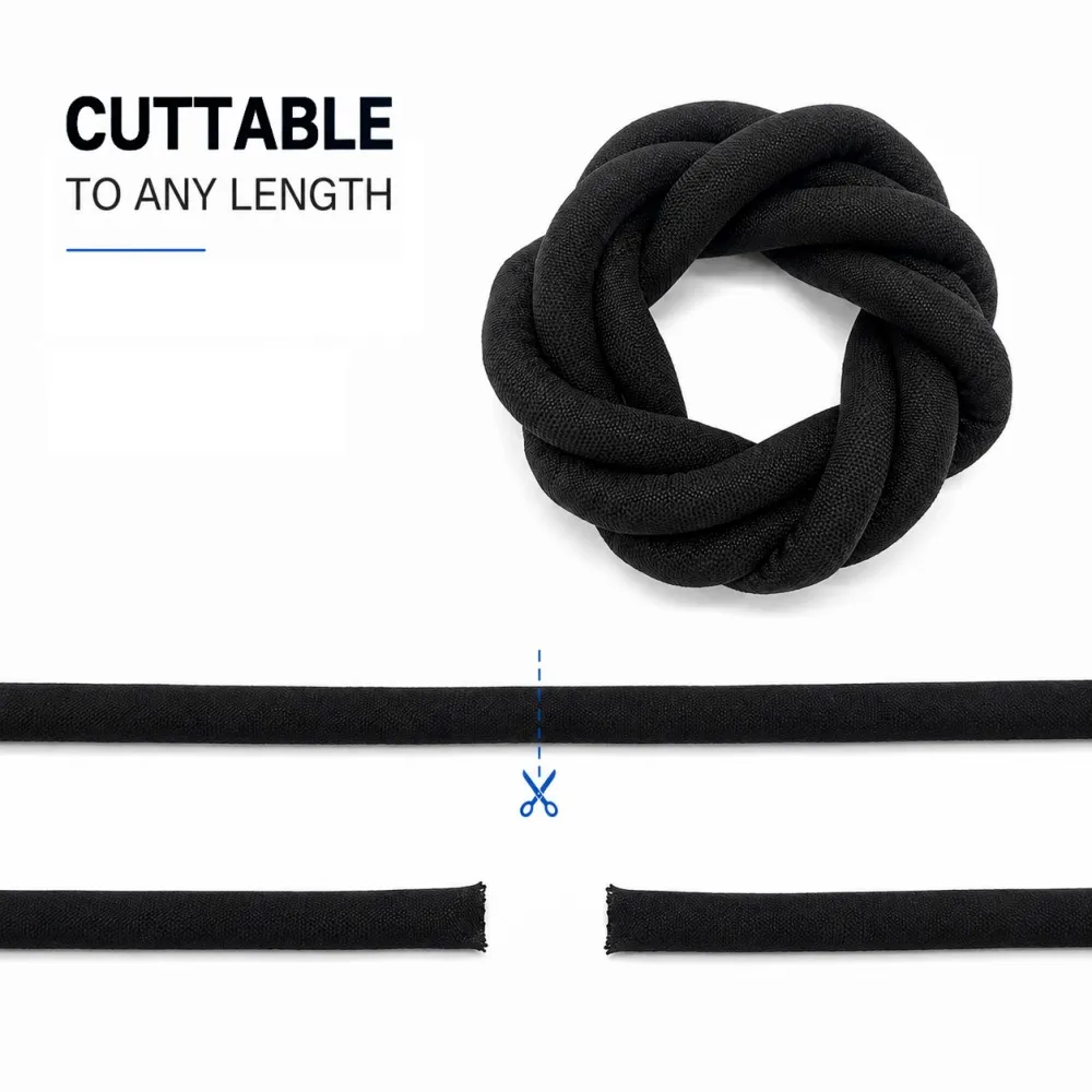 Self Closing PET Expandable Braided Sleeve ID3-50mmSelf-Closed Line Organizer Insulated Wrap Self Close Sleeve Cable Protection