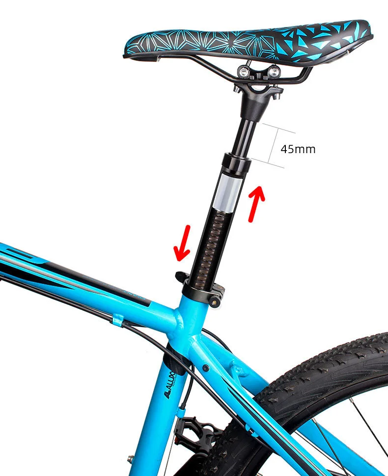 TOOPRE Fahrrad-Federsattelstütze MTB Stoßdämpfer-Sattelstütze 27,2 28,6 30,4 30,9 31,6 400mm 6061-T6 Aluminiumlegierung Sattelstütze 400mm – Detail 5