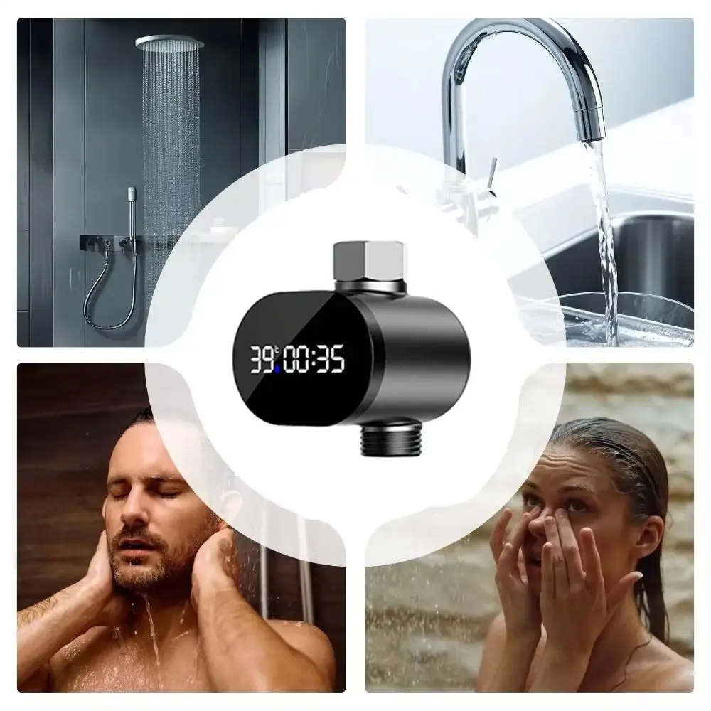 Stainless-Steel Water Temperature Gauge Waterproof Touch Control LED Display Thermometer LED Precise Measurement