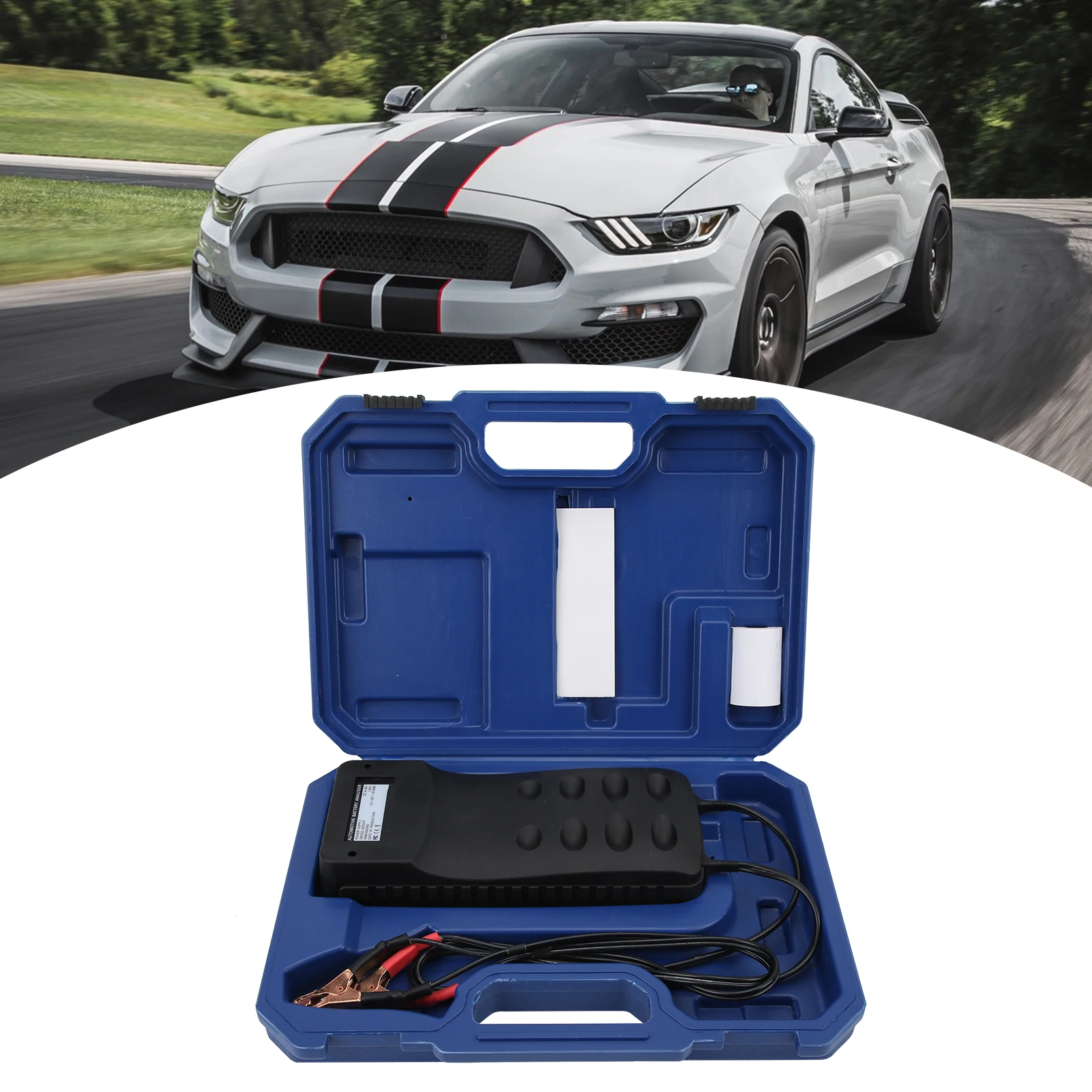 

Тестер автомобильного аккумулятора 12 В/24 В BT900, ЖК-цифровой анализатор зарядной системы с тестером принтера, проверка зарядки, автомобильный аксессуар