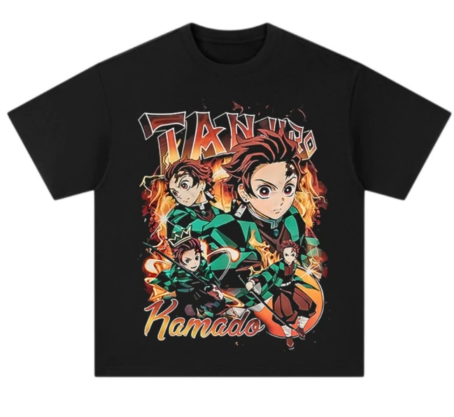 

2025 стильная мужская и женская рубашка с короткими рукавами и принтом аниме «Убийца демонов» Tanjiro Nezuko, одежда в стиле аниме, футболки