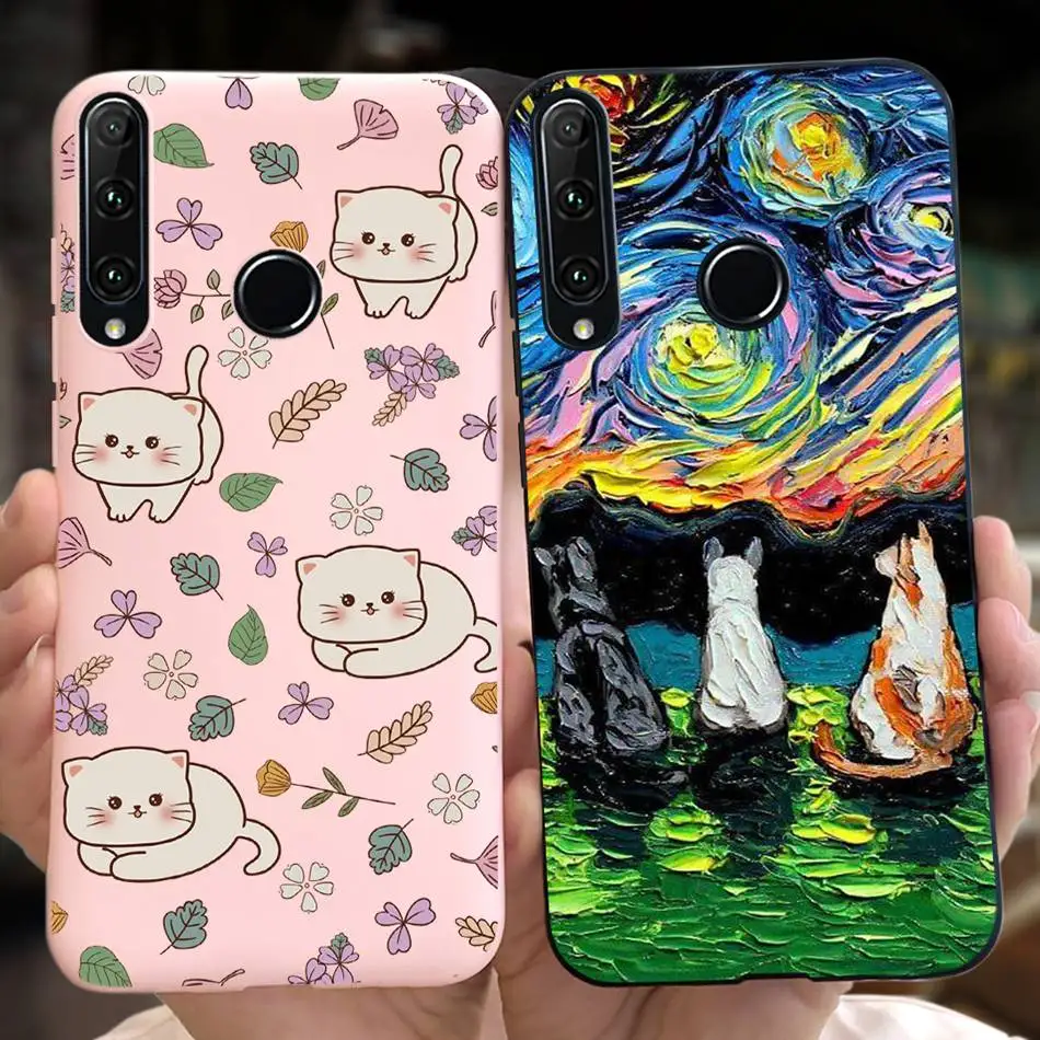 For Honor 10i 10 Lite Phone Case Honor10i 10lite HRY-LX2 HRY-LX1T Lovely Cartoon Candy Color Soft Silicone TPU Back Cover