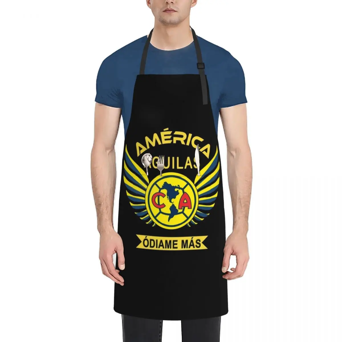 

Aguilas del America Odiame Mas Club America Futbol Mexicano Liga MX Apron chefs Costume Waiter Apron