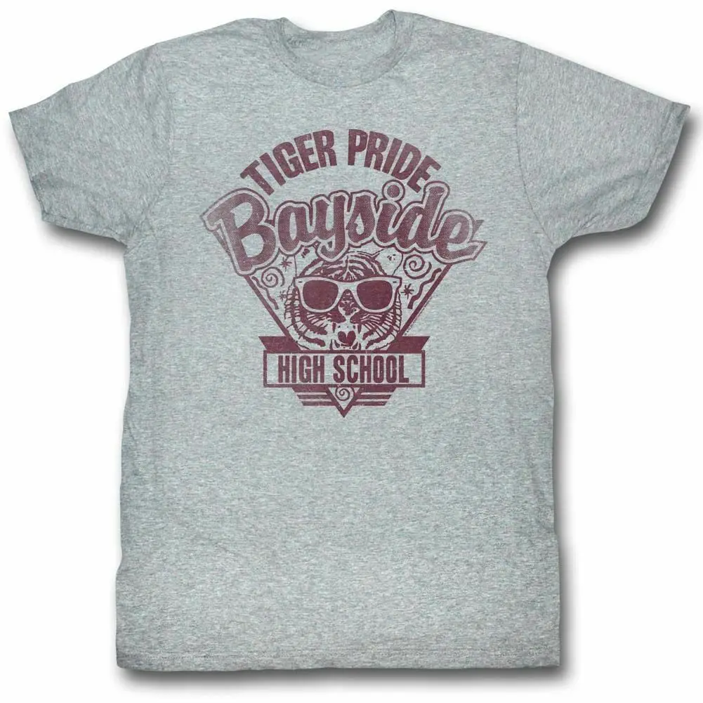 Saved By The Bell Tiger Pride Classic Gray T Shirt