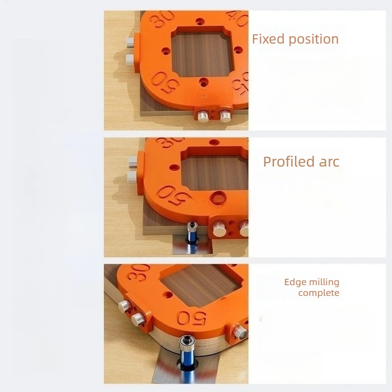 Rounded Corner Positioning Abrasives Woodworking Arc Precision Cutting Tools Artifacts Trimming Chamfers