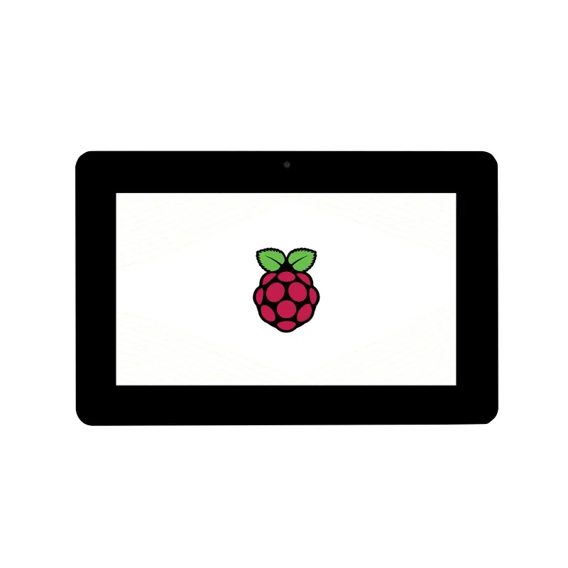 Pantalla táctil capacitiva de 8 pulgadas para Raspberry Pi, con cámara frontal de 5MP, 800 × 480, táctil DSI de 5 puntos, interfaz táctil I2C, temperatura