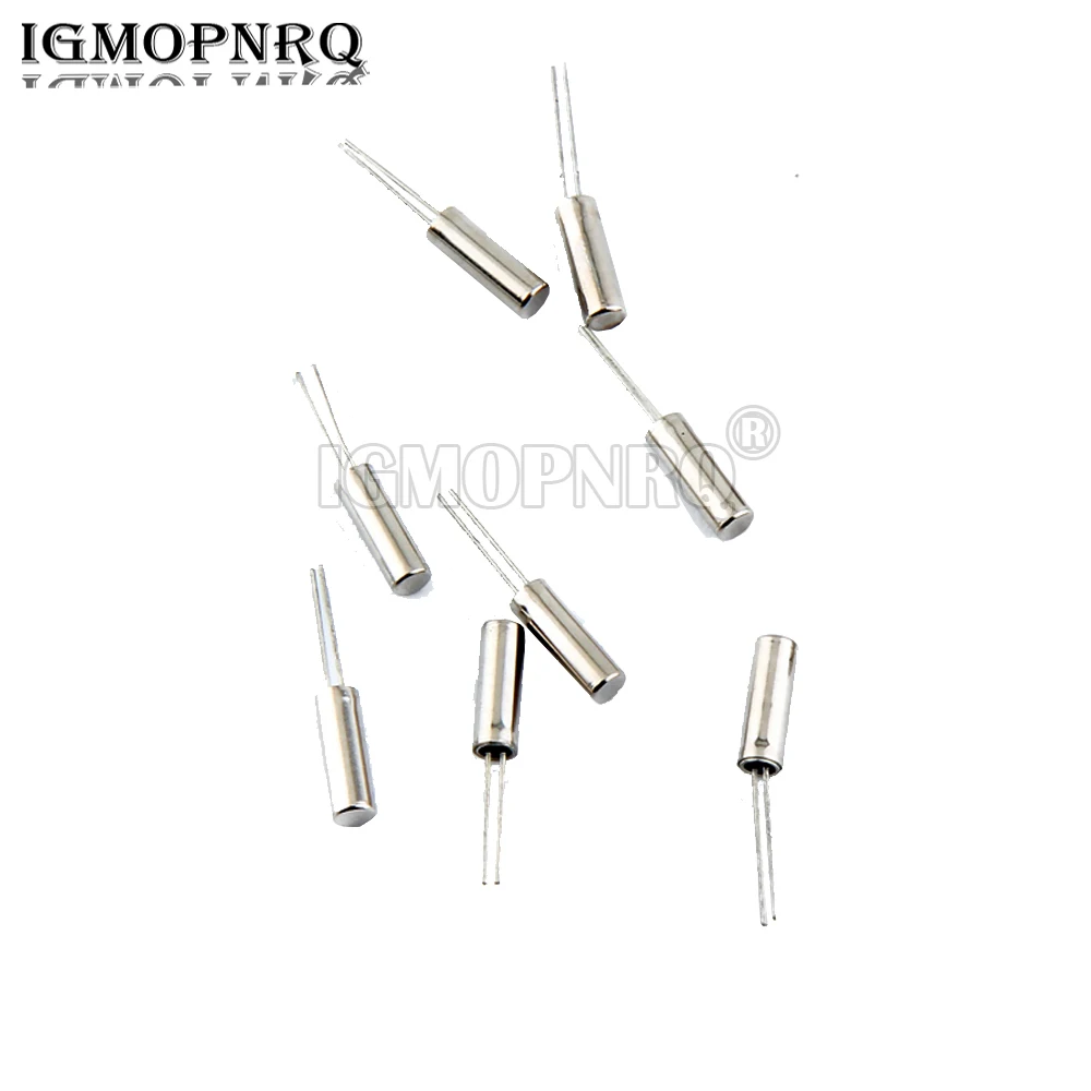 10PCS 2*6 Cylindrical Crystal Oscillator 2x6 6/8/12/16/20/24/25/26/27/32.7698 6M 8M 12M 16M 20M 24M 25M 27M 32.768M Oscillator