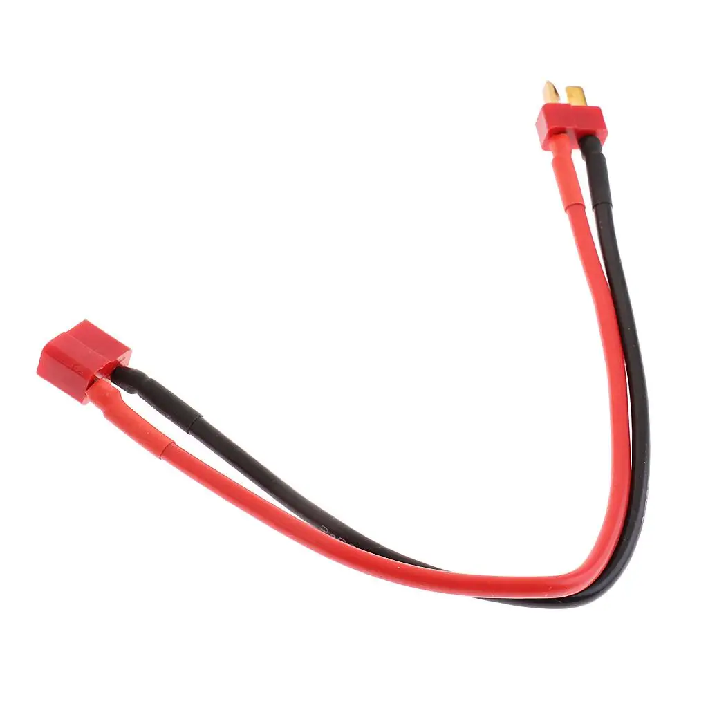 T Plug Male to Female Cable 14AWG Extension Adapter RC Battery Lead for Universal Quadcopter Kit