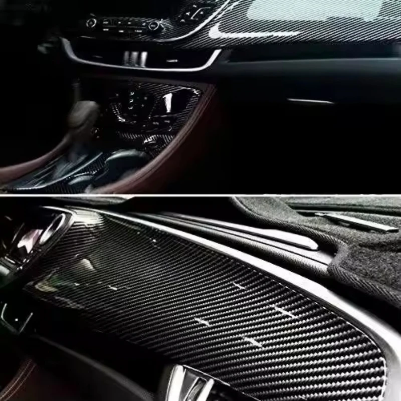

7D Carbon Fiber Vinyl Film Wrapping Vinyl Sticker Glossy Car Wrap Sheet Roll Decals Car Styling Auto Accessories