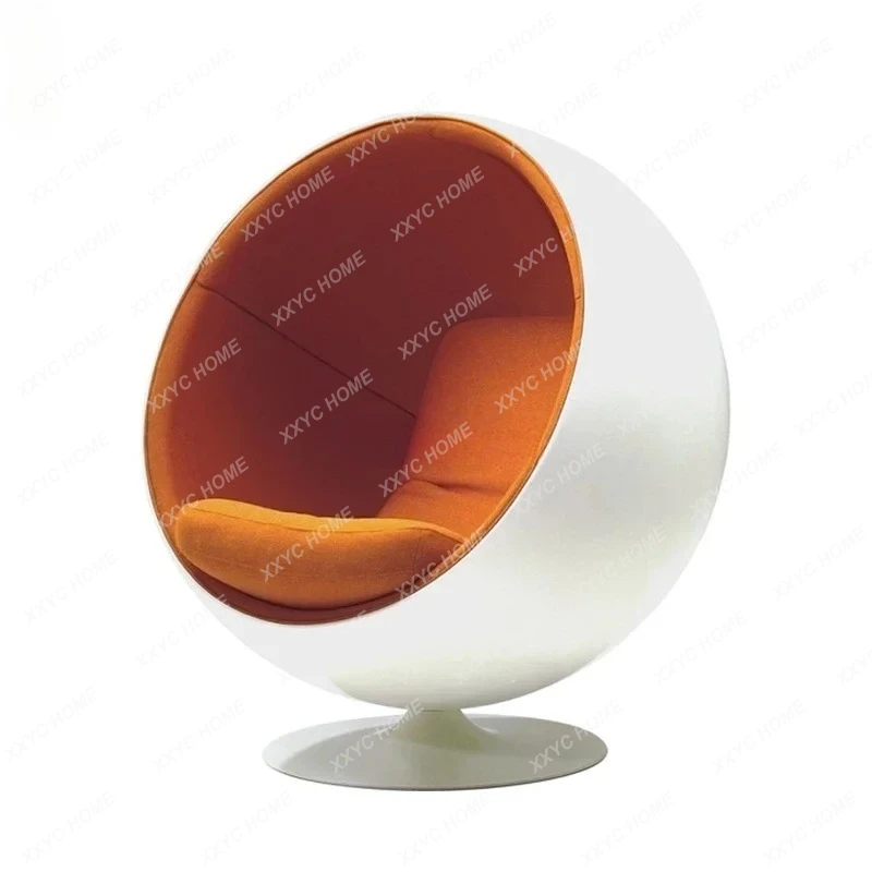 غرفة المعيشة الترفيه البيضاوي الكرة المدببة قذيفة البيض أريكة الفضاء كبسولة مقعد فقاعة #6