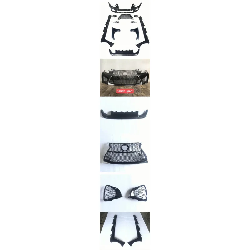 

Available 2014-16 GS front rear bumper wrap kit Sports body