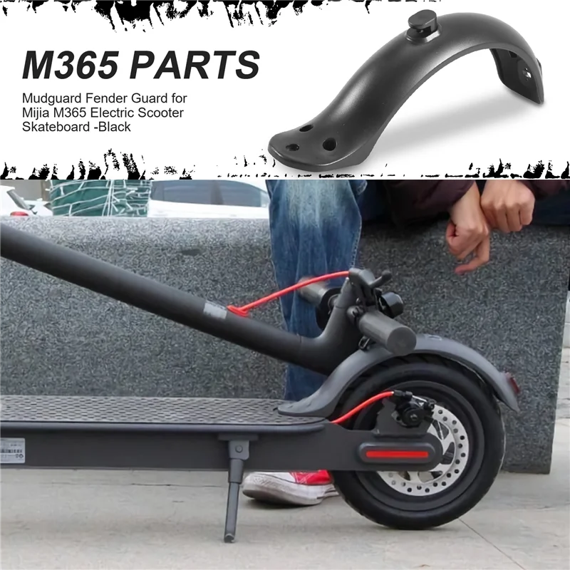 

A96E-Mudguard Fender Guard For Xiaomi Mijia M365 Electric Scooter Skateboard -Black