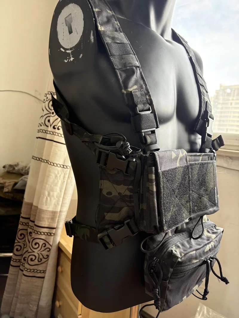 MK3MK4SS Tactical Chest Hanger Complete Set of Eight Pieces, High end Edition with Comes with Built in Quadruple Pair