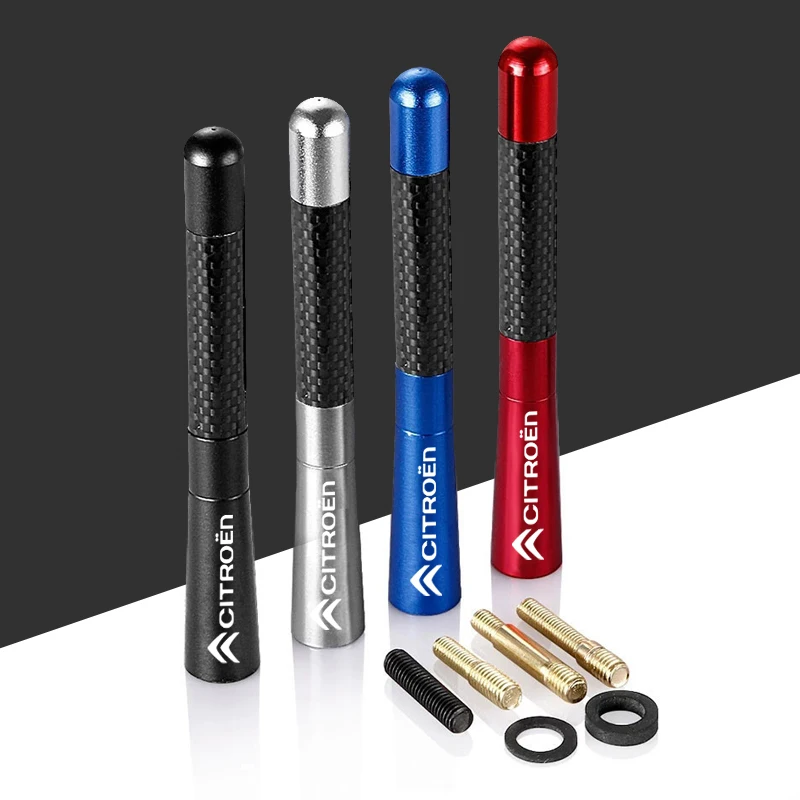 سيارة ألياف الكربون هوائي راديو تعزيز إشارة ملحق لسيتروين C4 C3 C5 C1 C2 VTS بيرلينجو سيليسي كسارا بيكاسو Aircross