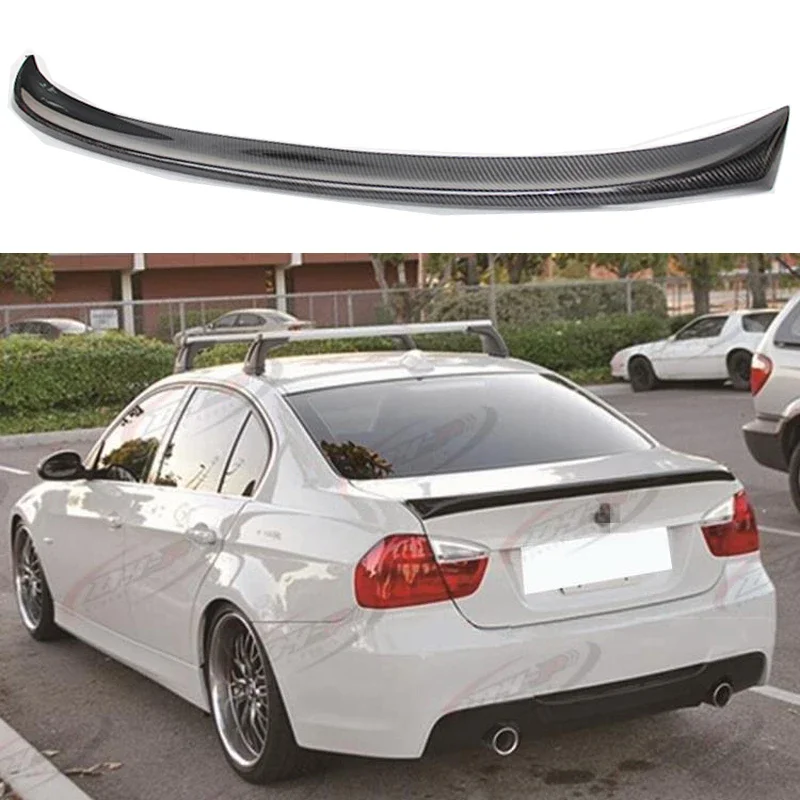 For BMW E90 Spoiler Carbon Fiber Material Spoiler for BMW E90 M3 320i 320li 325li 328i Spoiler for E90 Spoiler