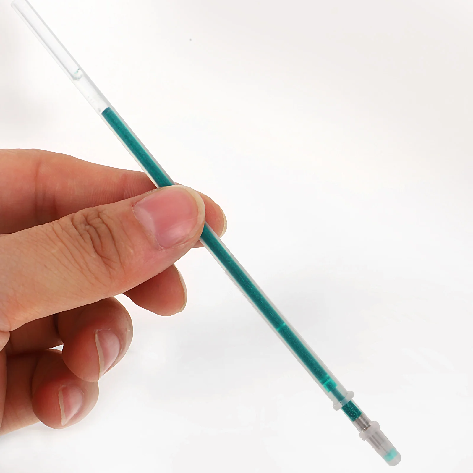 

100 шт., сменные стержни для чернильных ручек, сменные пластиковые гелевые ручки для гладкого письма, не протечек, письменные принадлежности, гелевые ручки, сменные чернила для ручек