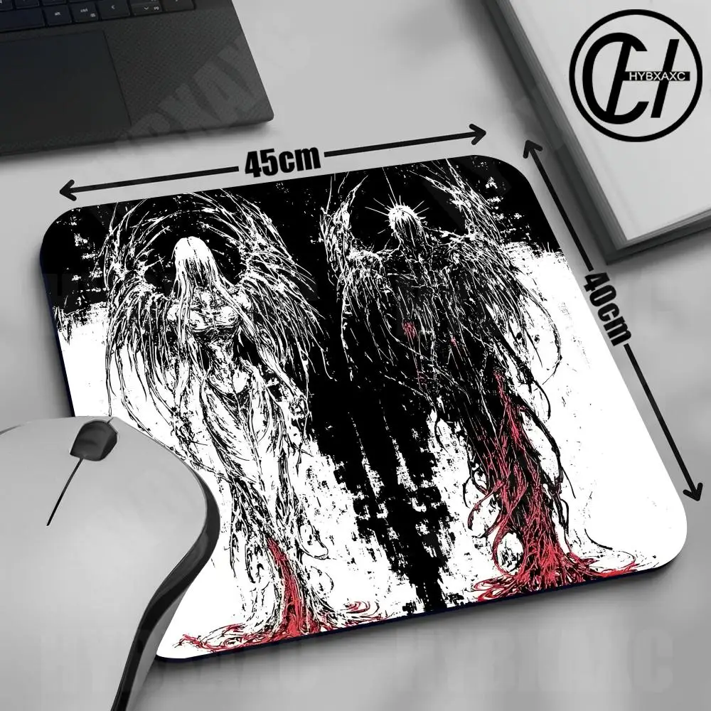 Dark Angel Art Design Mouse pad Multiple Sizes Large Square Mouse pad XXL Gothic Symbol Computer Gaming accessories Keyboard Mat