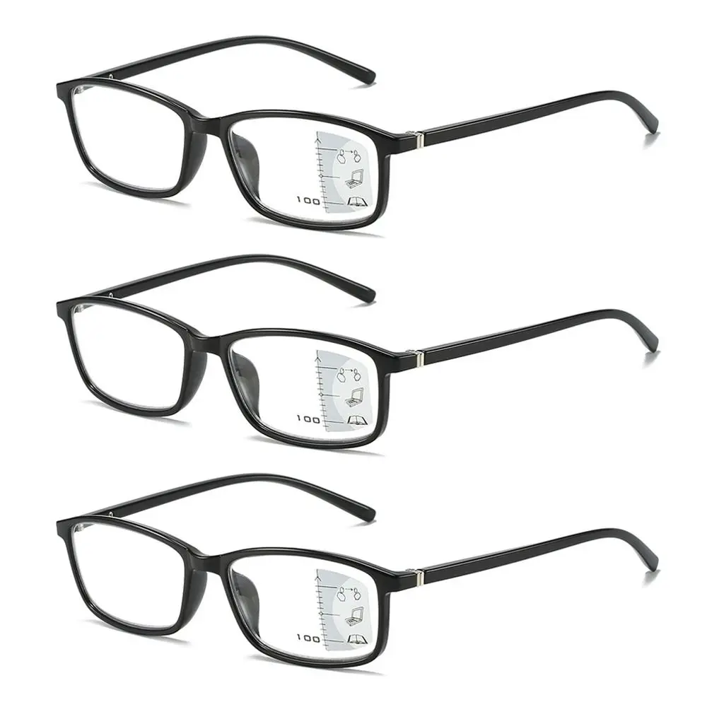 Blue Ray Blocking Anti-Blaulicht-Lesebrille Multifokale progressive Nah-Fern-Hyperopiebrille PC Ultralight