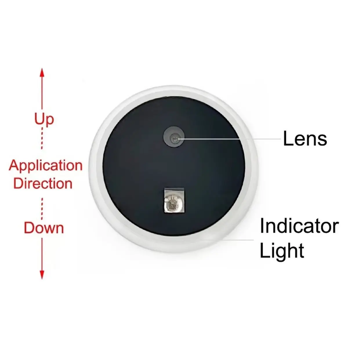 FP001S-Small USB/UART DC3.3V Round Indicator Light Single Lens Recognition Module Scanner with 500 Capacity
