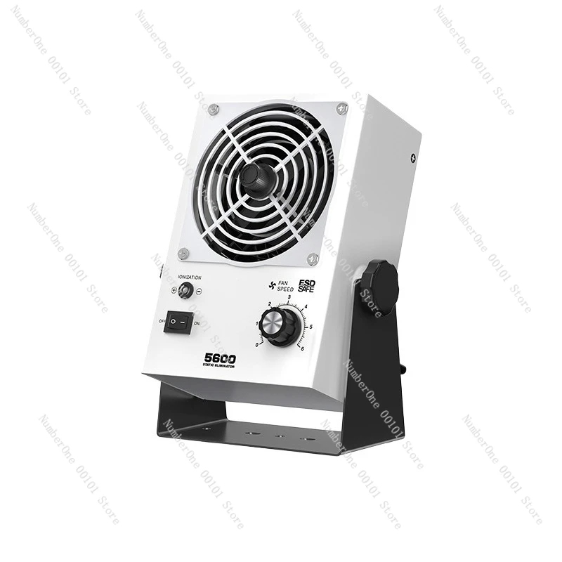 Bk5600 smart ionizing air gun - desktop single-head dc hanging ion blower