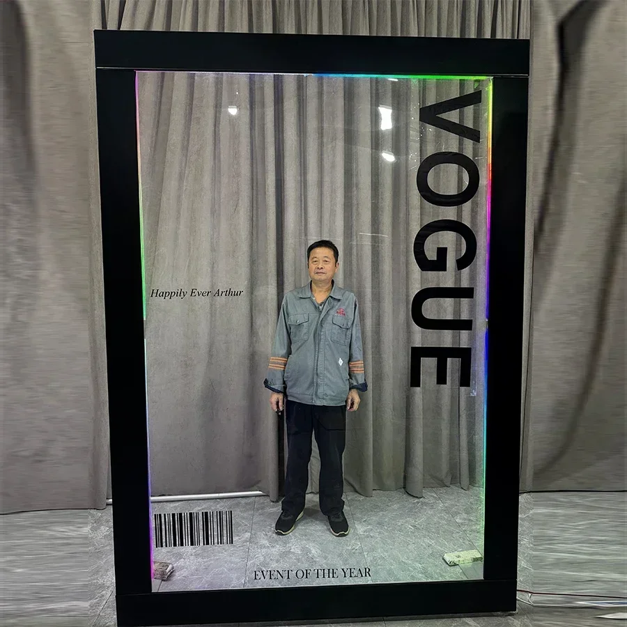 Magazine Photo Booth With Led Light Birthday Party Magazine Photo Booth Box Enclosure Magazine Box Photography Background