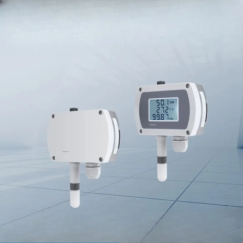 LCD Digital Temp Humidity Atmospheric Pressure Sensor Wall & DIN Rail Mount RS485 Industrial Transmitter Reference CWS29