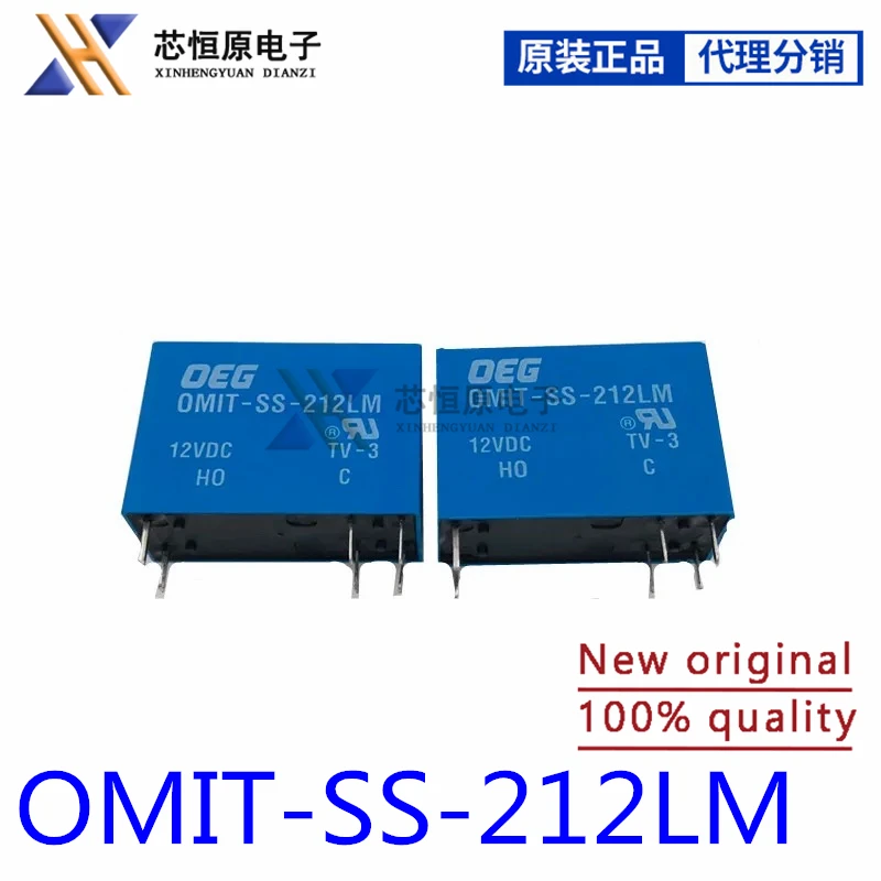 Реле OMIT-SS-212LM 12VDC 6pin 5A 250VAC