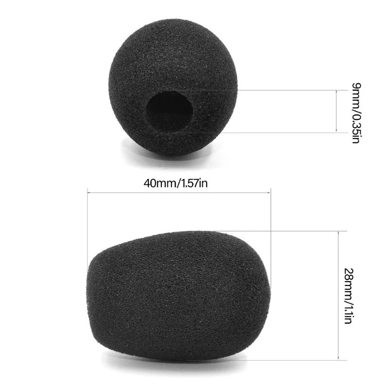 Durability Earpads Mic Windscreens for H390/H600 H609 Noise Isolation &Comfort .H05A