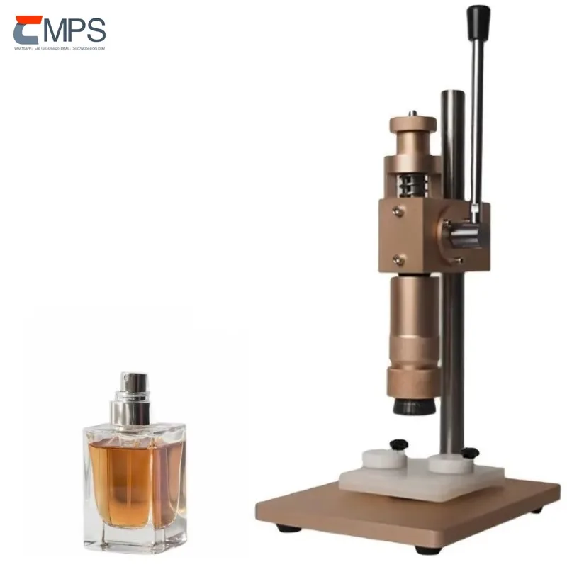 Dual Use Manual Perfume Capper Lid  Locking Sealer Sprayer Collar Metal Glass  Bottle Press Crimping Machine