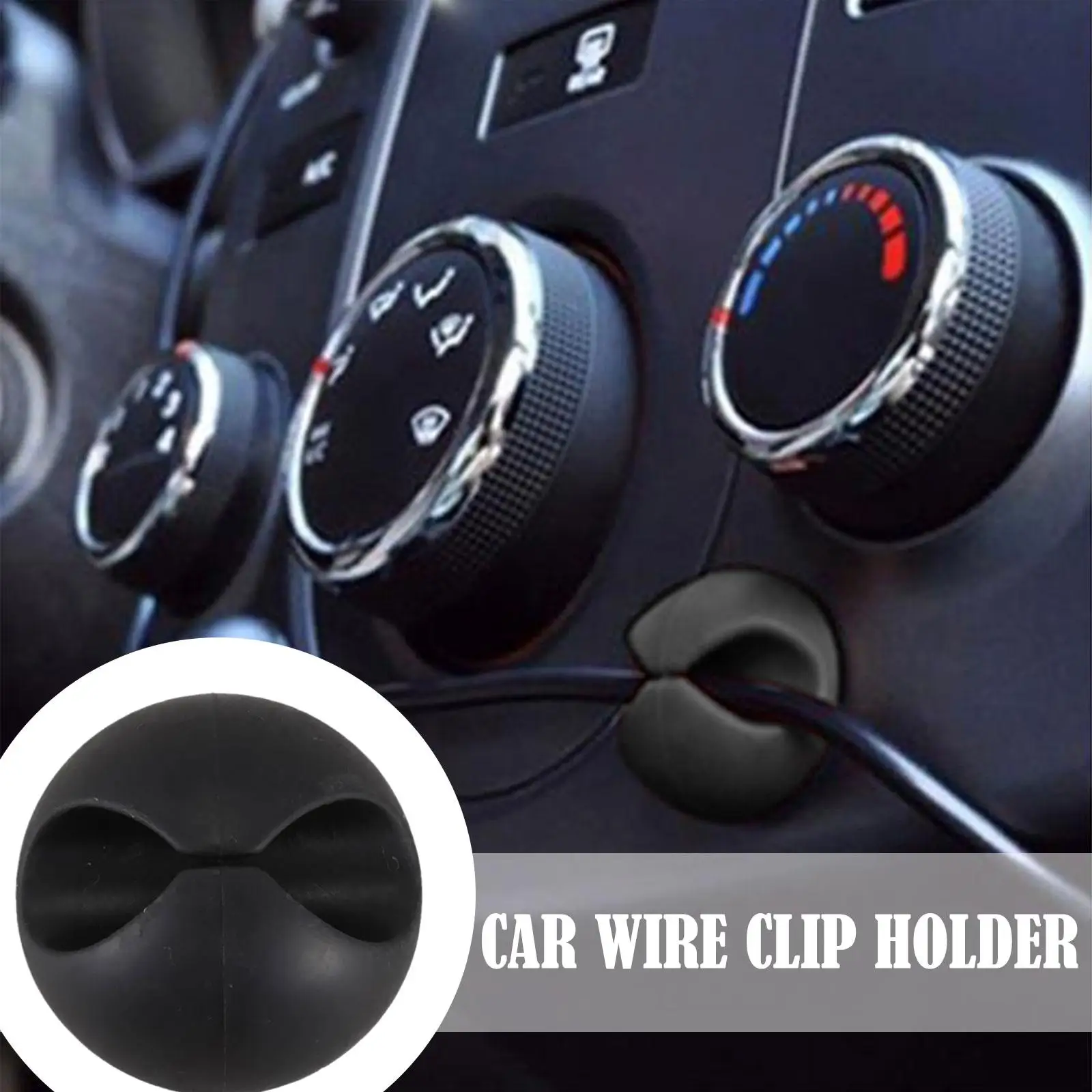 High Quality Car Data Cord Cable Mount Wires Fixing Clips Desk Wall USB Wire Cable Line Fastener Clip Organizer Auto Line Clips