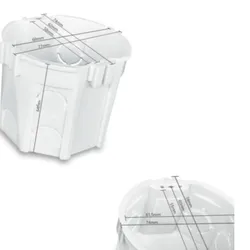 New High Quality PC Material White EU Standard Switch Socket Round Base Cable Box For Wall Mounted Switch Components