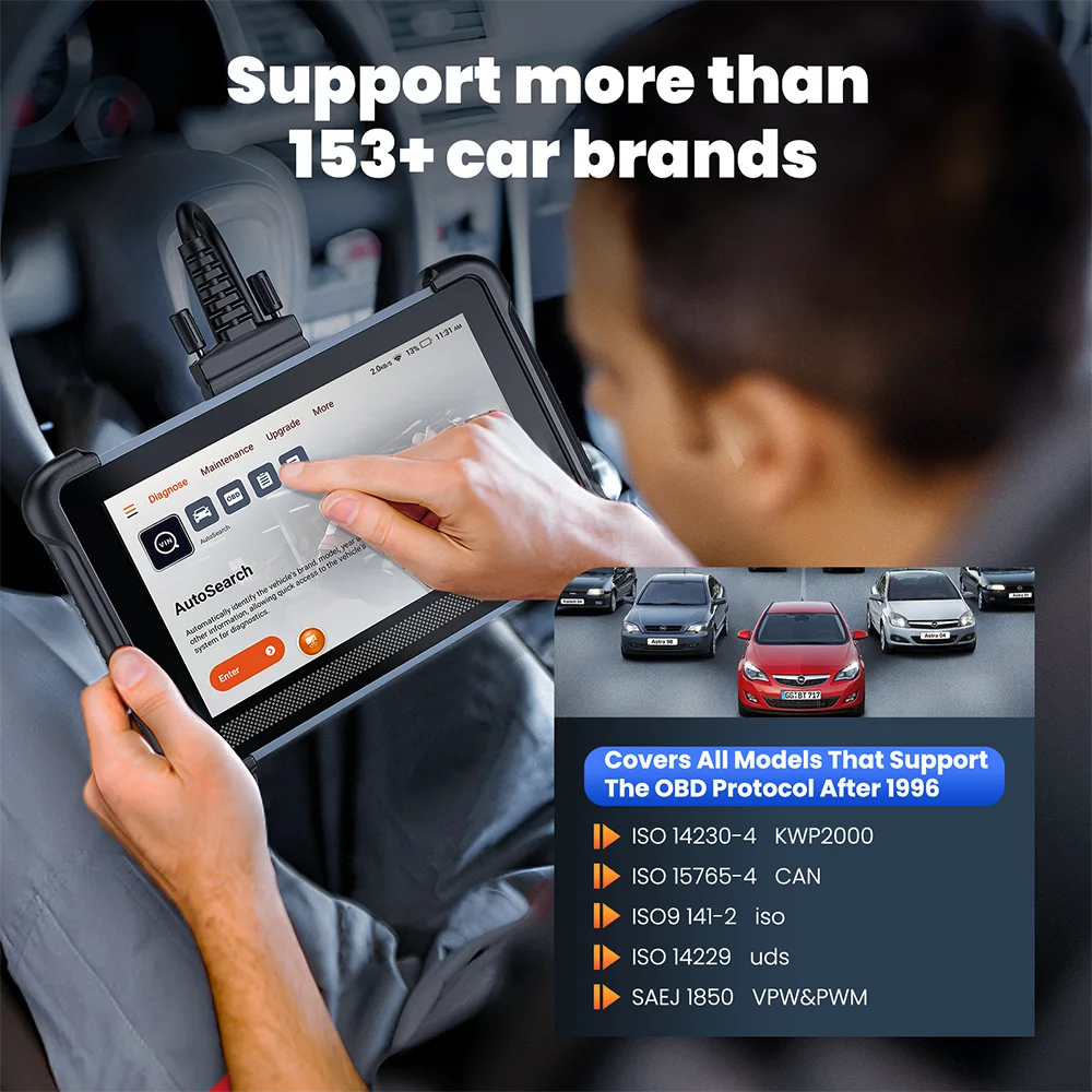 THINKCAR THINKSCAN 672 OBD2 Auto Diagnostic tool full system 28 reset scan tool Active test Bi-directional CANFD lifetime free