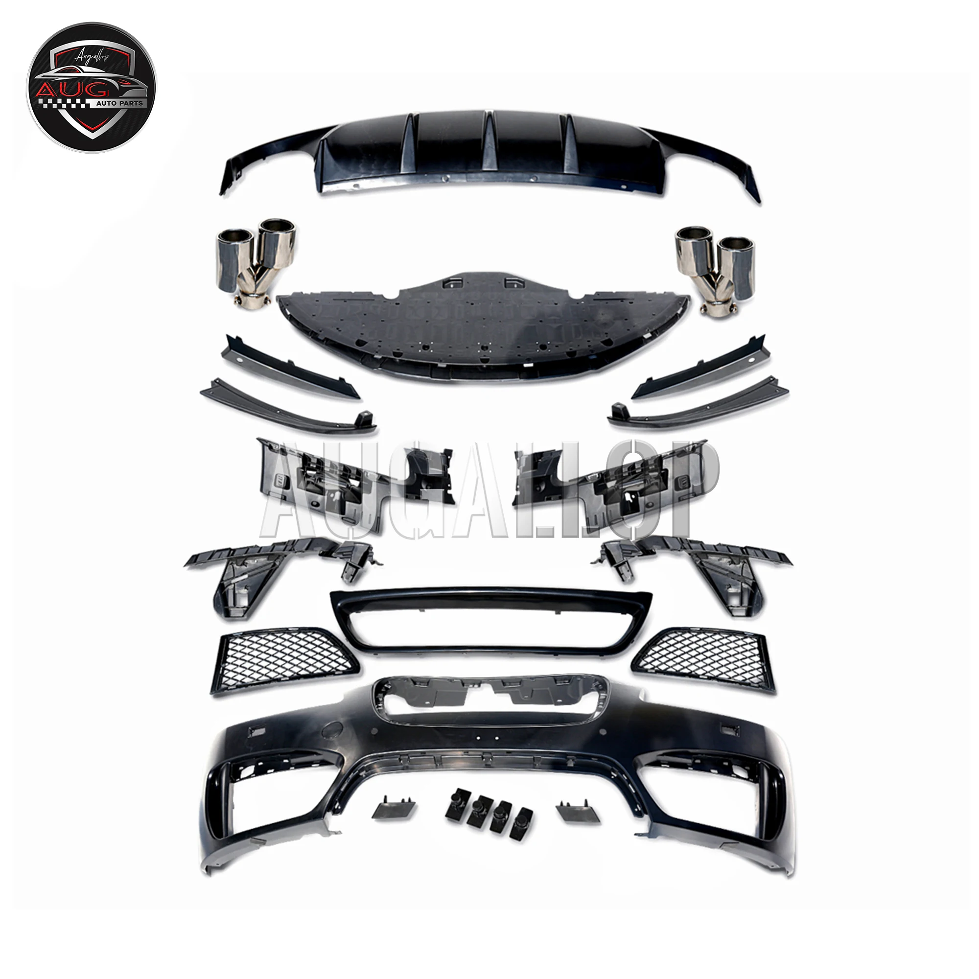 

AUG body kit For Jaguar XF RS surround front bumper rear lip TIps refit upgrade sports kit